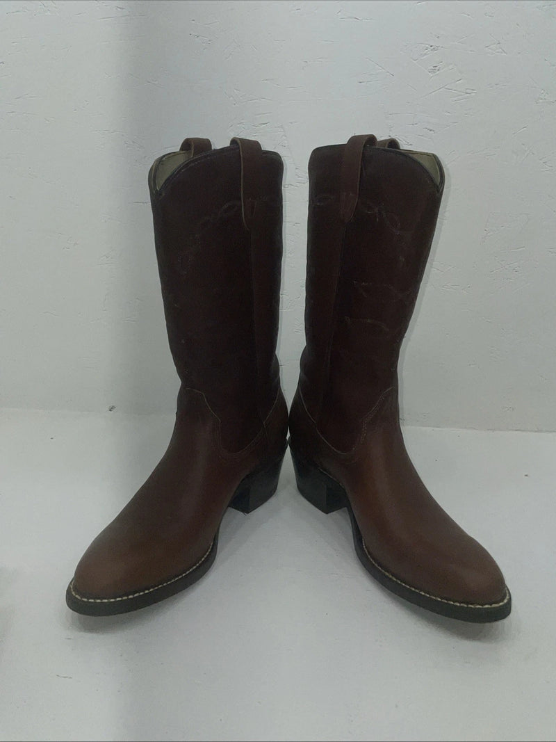 New Men’s Brown Texas Brand Cowboy Boots. 8021 8 E E. 1-129