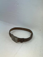 New Brown Genuine Leather Chambers Tooled 24” Belt #WY402 NN-10