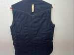 New Women’s Comfy Denim Wool Vest Small L-608