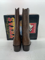 New Men’s Brown Texas Brand Cowboy Boots. 8011 10 E E. 6-53