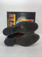 New Men’s Brown Texas Brand Cowboy Boots. 8021 11 D. 8-90