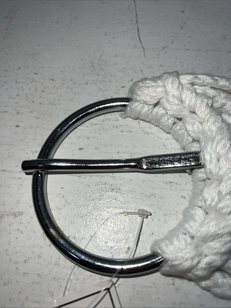 New Tough 1 White Red Mohair Cord Girth 33” #59-1233 BB-22