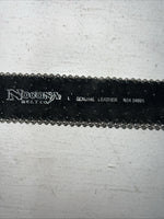 New Black Nocona Genuine Leather Bling Belt Large #N3424601 W-15
