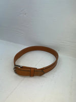 New Brown Genuine Leather Longhorn Weaved 30” Belt #82807 JJ-128