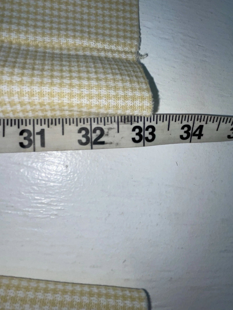New Vintage Cream Checkered Dickson Jenkins Polyester Pants #502 XX-16