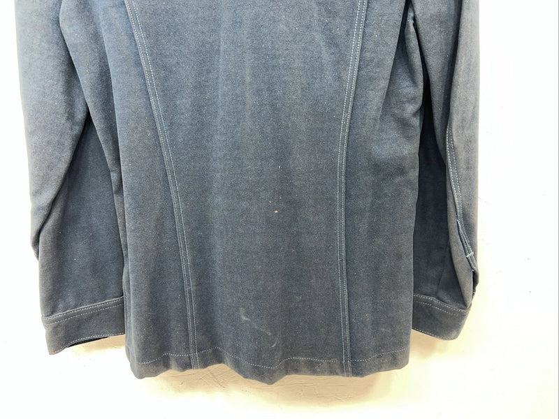 New Women’s Lee Blue Long Sleeve Button Up Jacket M #1941 3C-45