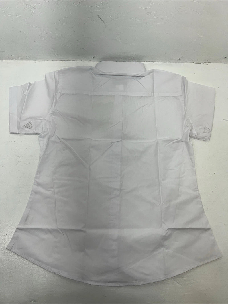 New Women’s White Tough 1 Comfort Riders Short Sleeve Riding Shirt. 38 D-37