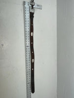 New Brown Genuine Leather Nocona Pendent And Tooled 30” Belt #1110202 JJ-27