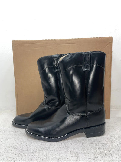 New Men’s Black Westex Cowboy Boots. 1566604 8.5 8 1/2 D. 3-86