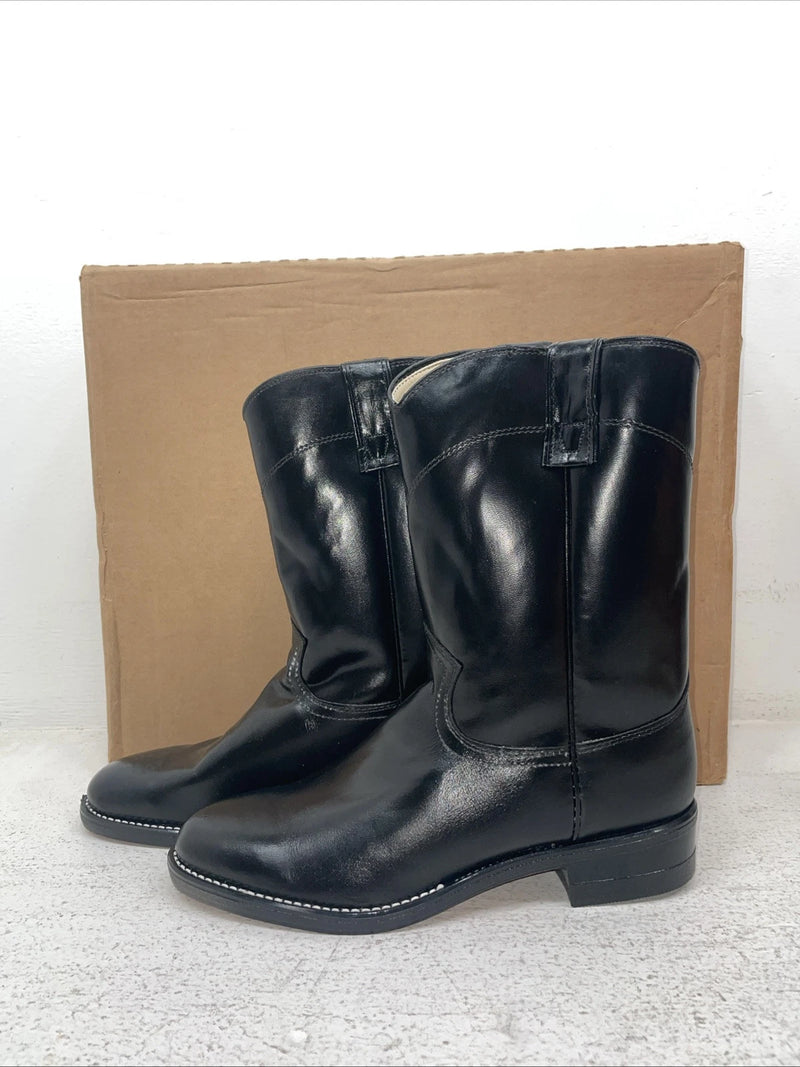 New Men’s Black Westex Cowboy Boots. 1566604 8.5 8 1/2 D. 3-86