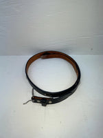New Blue Genuine Leather Wright Silver Pendent 32” Belt #10493 Z-128
