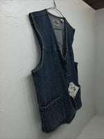 New Mens ELY Cattleman Jean Jacket Tank top Large #241104 QQ-11