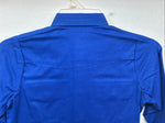 New Kids Western Express Blue Long Sleeve Pearl Snap Medium LL-23