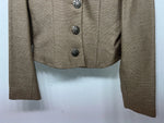 New Women’s Longhorn Brown Short Jacket Medium #5834 CC-605