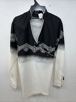 New Women’s Brooks & Dunn Black White Long Sleeve Button Up Size Small TT-64