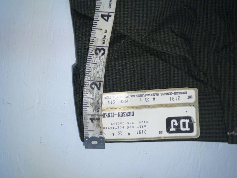 New Vintage Green Dickson Jenkins Polyester Pants #2191 OO-42