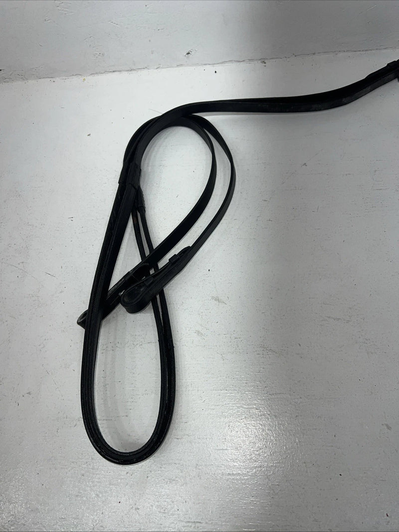 New Silver Fox Black Red Draft Bridle #20-05607-5-0 BB-9