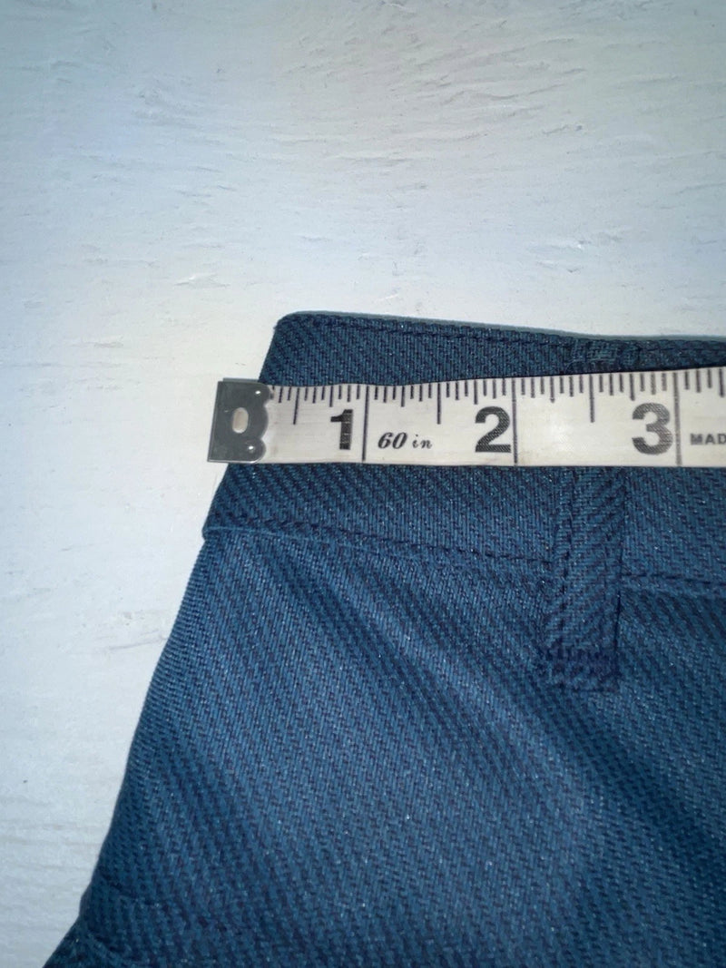 New Vintage Blue Polyester Pants #2624 3A-10