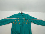 New Women’s Blue Mine & Bills Outfitters Long Sleeve Button Up Shirt M 3B-84