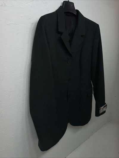 New Women’s Green Ovation English Sport Riding Jacket 14 Long #459153 RR-20