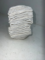 New White Wool Work Gloves Pack Of 12 #1050 B-504