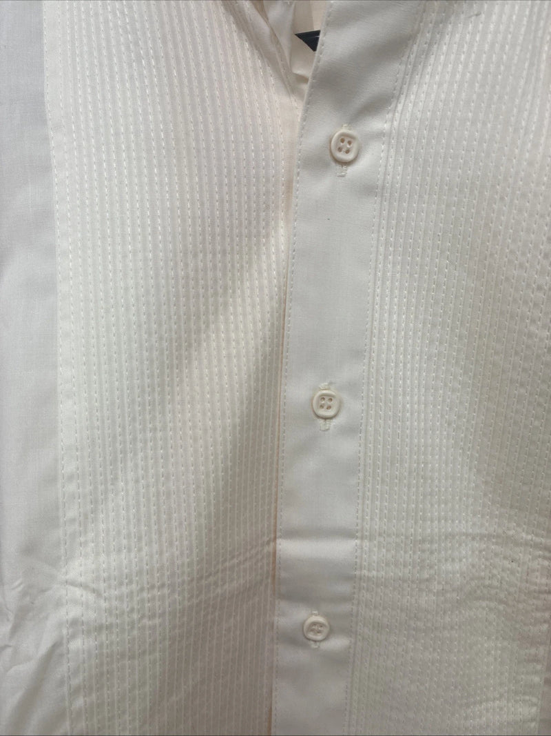 New Wayne Scott Yellow Long Sleeve Button Up English Shirt Large TT-36