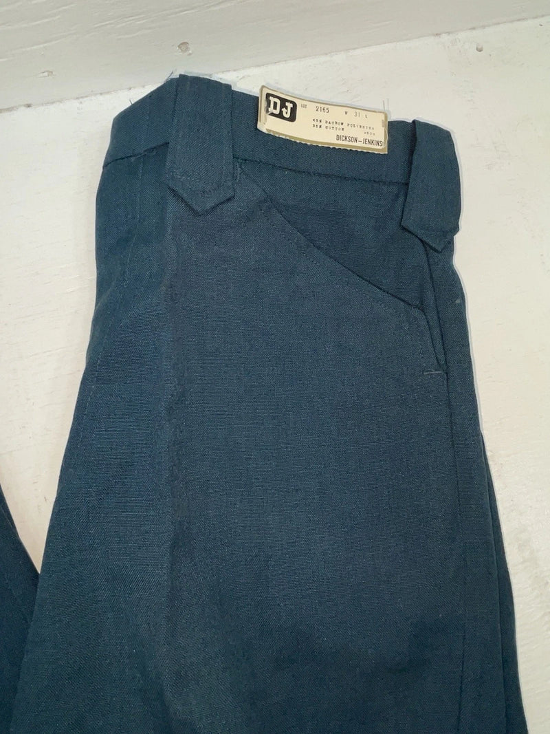 New Vintage Blue Dickson Jenkins Polyester Pants #2165 3A-122