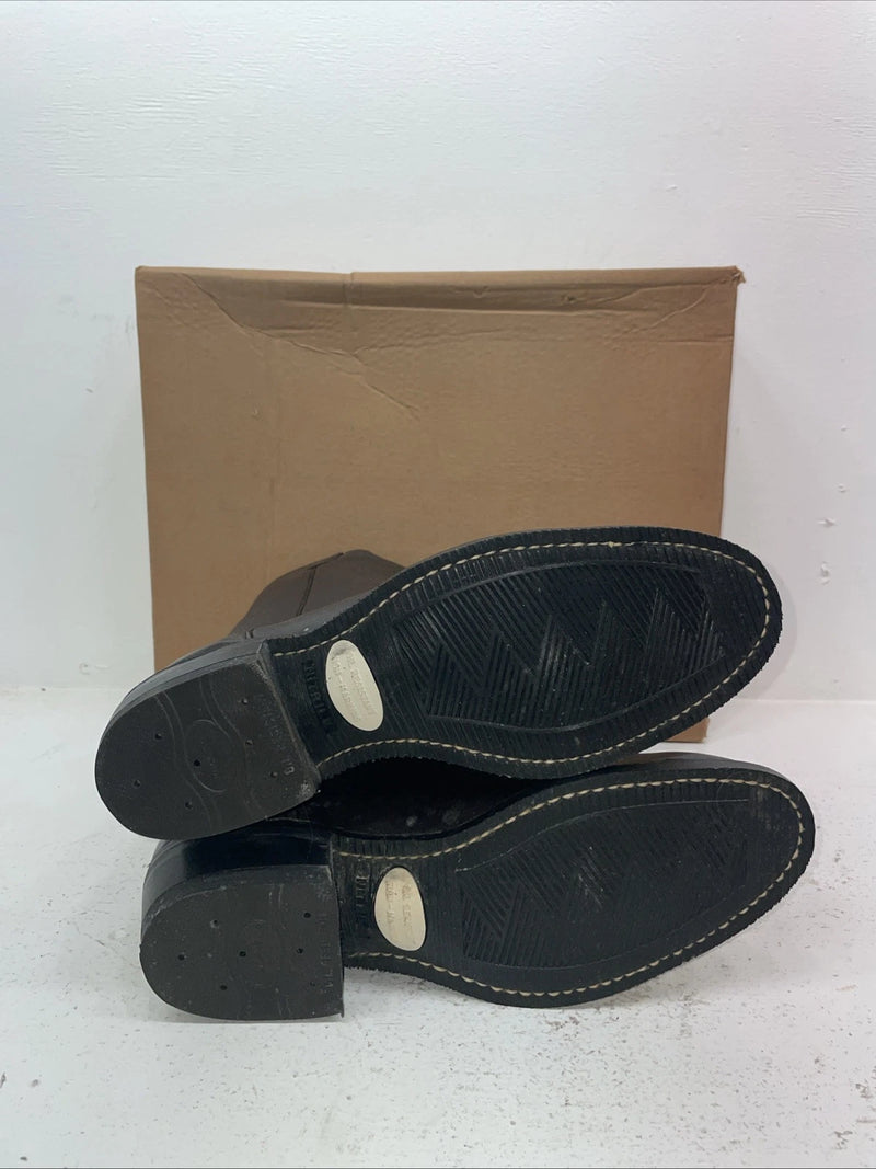 New Men’s Black Neolite Cowboy Boots. 3855 10.5 10 1/3 D. 7-75