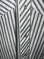 New Men’s Stripped Champion Westerns Pearl Snap Long Sleeve Shirt. 16x34 L P-26