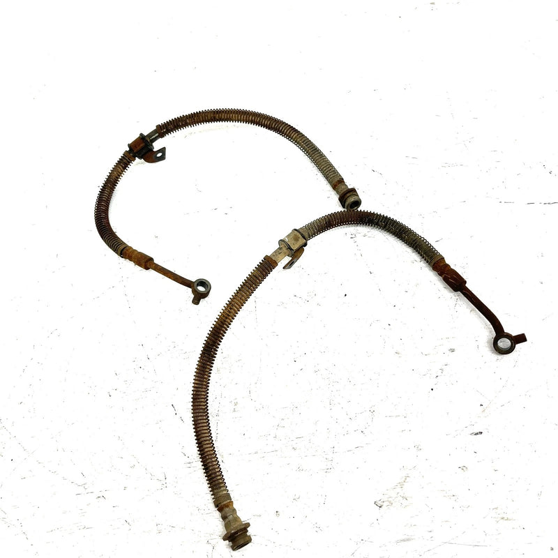 02 Suzuki Quadrunner 500 LTF500F 4x4 OEM Front Brake Hose Set 59240-09F00 AS37