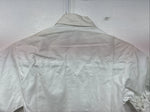 New Women’s Rockmount White Designed Short Sleeve Pearl Snap Size 0 YY-31