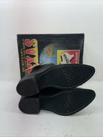 New Men’s Black Texas Brand Cowboy Boots. 8040 11 D. 8-60
