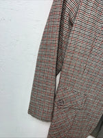 New Womens Red Plaid Bronson Work Blazer 13/14 #4400 UU-12
