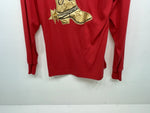 New Women’s Red Wrangler Long Sleeve Shirt L #7550AB 3B-25