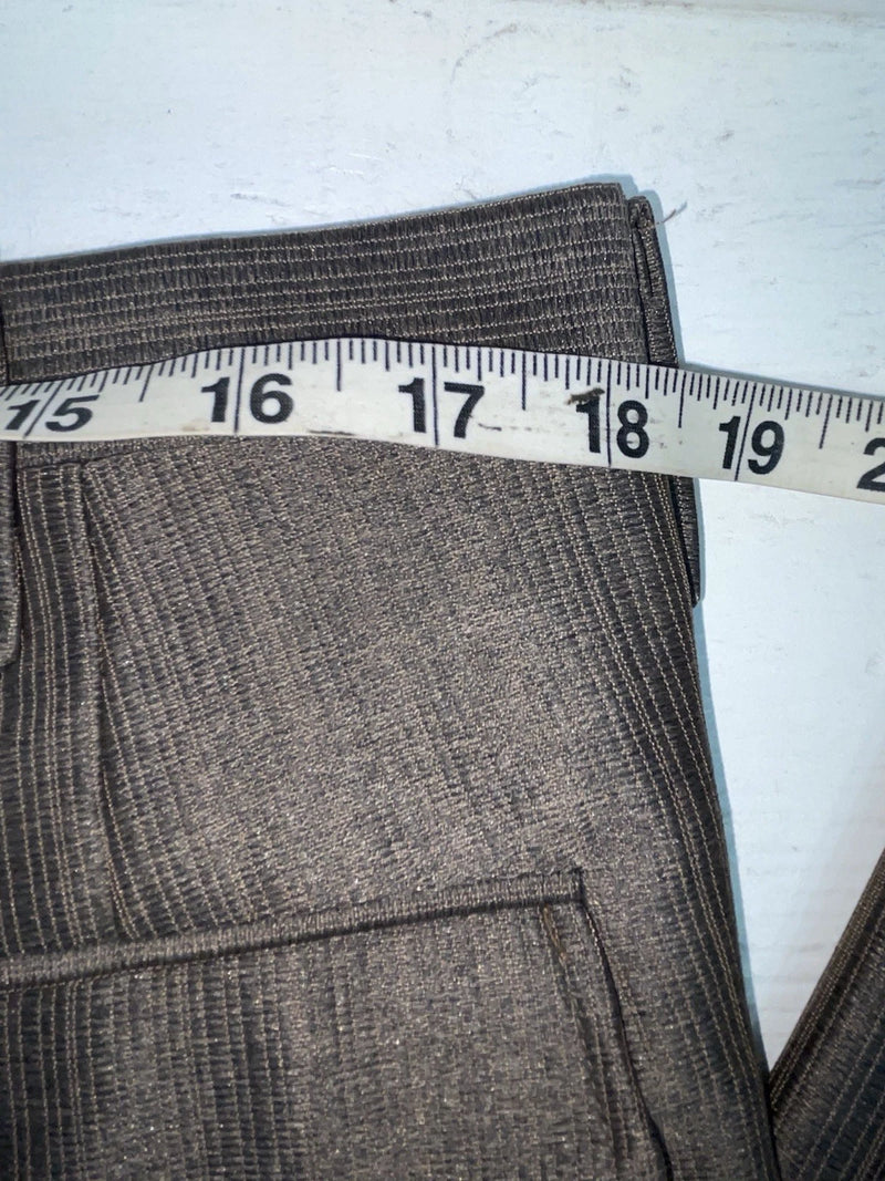 New Vintage Brown Circle S Polyester Pants #CS2391 VV-29