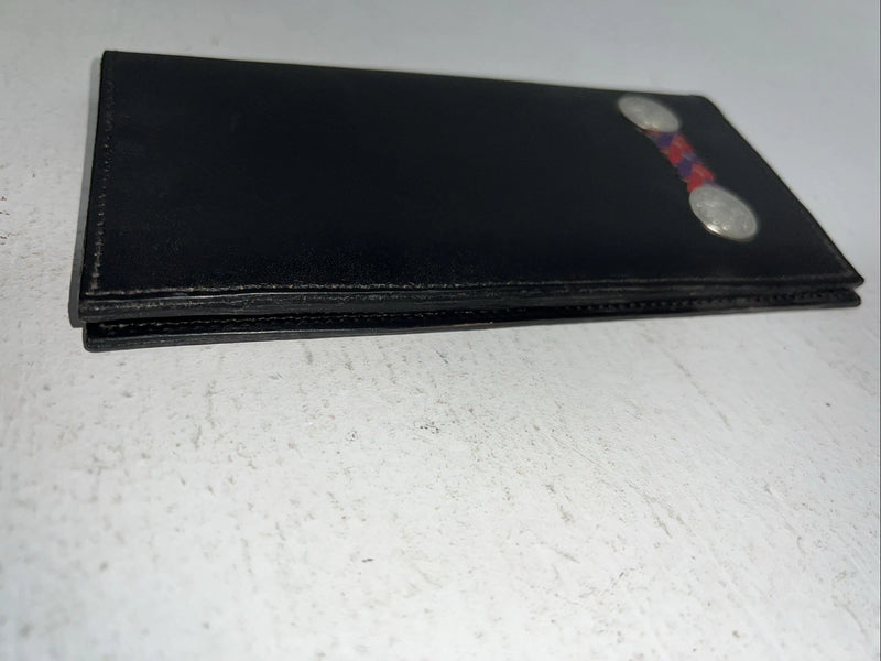 New Tex Tan Black Leather Men’s Wallet P-504