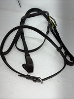 New Silver Fox Brown Draft Snaffle Bridle #20-8555-7 BB-14