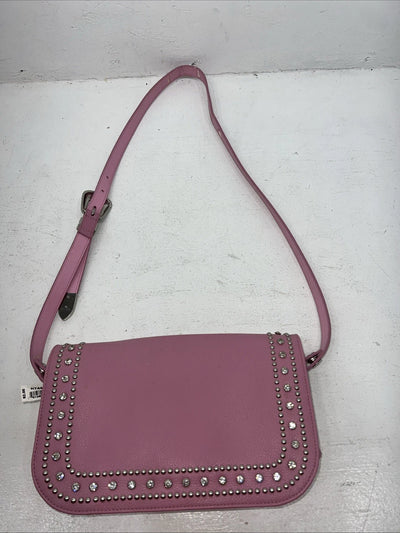 New Double S Pink Bling Beaded Purse #N7445030 EE-4