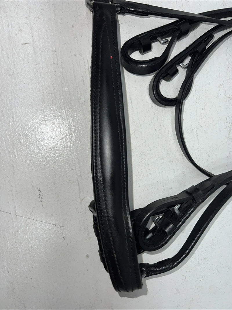 New Silver Fox Black Full Weymouth Show Bridle #20-05677-2-0 BB-36 