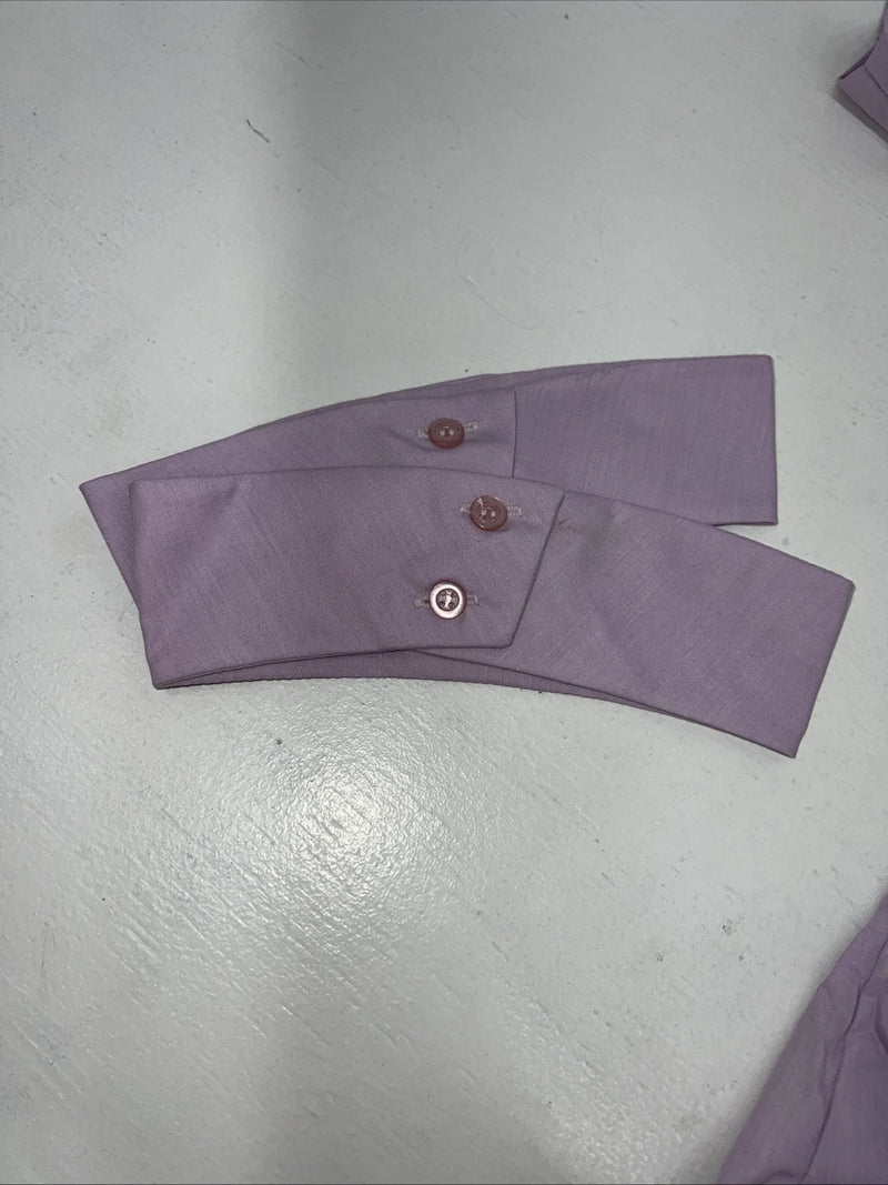 New Women’s Purple EQUISTAR Short Sleeve English Riding Shirt. 42 G-32