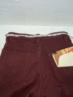 New Vintage Red Lee Polyester Pants #2004061 3A-117