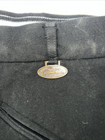 New Women’s Black Cambrai English Riding Breeches. 32 D-66