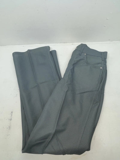 New Vintage Blue Speckled Polyester Pants #2624 OO-62