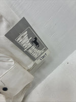 New Men’s Cowboy Threads White Black Long Sleeve Button Up Large V-98