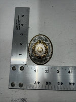 New Womens Montana Silversmiths Gold Silver “O” Belt Buckle. 5000O A-103