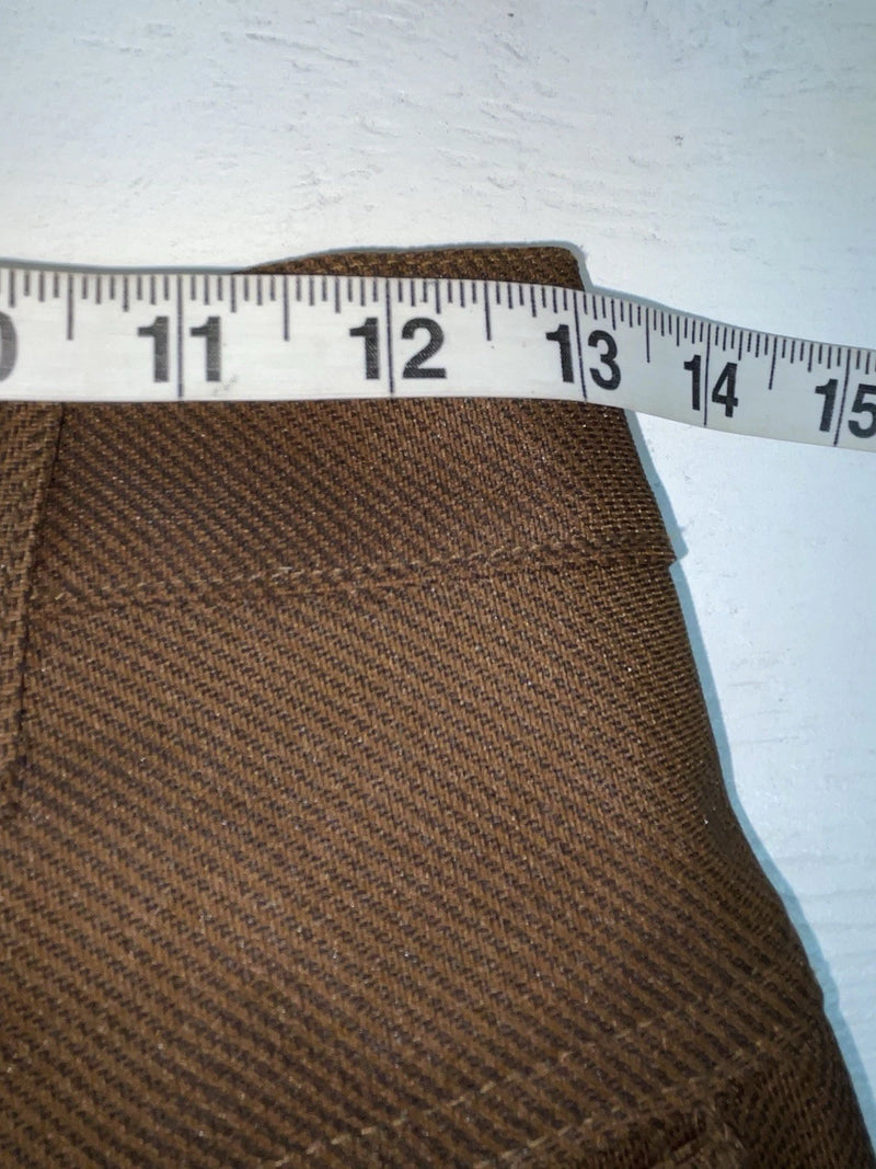 New Vintage Brown Miller Polyester Pants #2624 3A-79