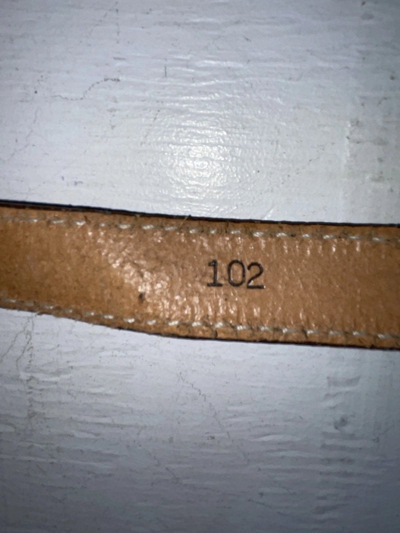 New Brown Genuine Leather Tooled 28” Belt #102 NN-19