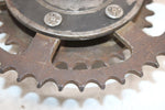 1993 Polaris 350l 6x6 Oem Middle Sprocket Hub W/Sprockets 3223009 1520172 AP153