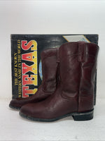 New Men’s Red Texas Brand Cowboy Boots. 8963 9 D. 4-13