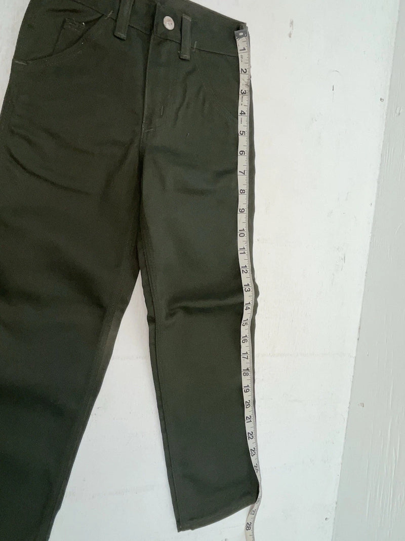 New Vintage Green Wrangler Polyester Pants #221 VV-15